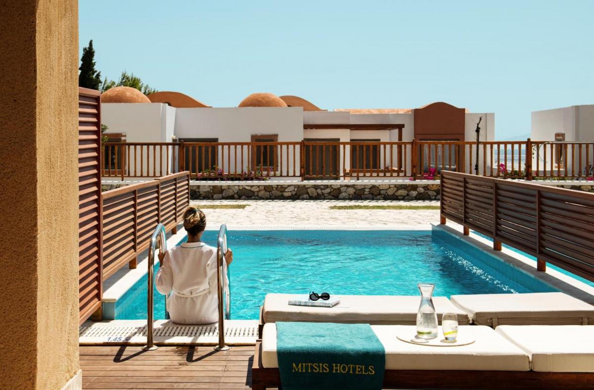 Hotel with private pool - Mitsis Blue Domes Resort & Spa