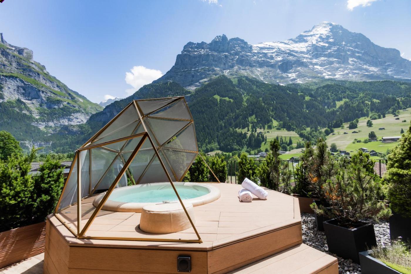 Hotel with private pool - Boutique Hotel Glacier