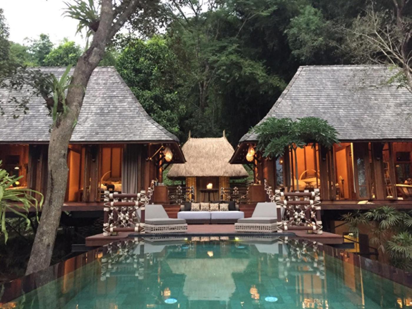 Hotel with private pool - Four Seasons Tented Camp Golden Triangle