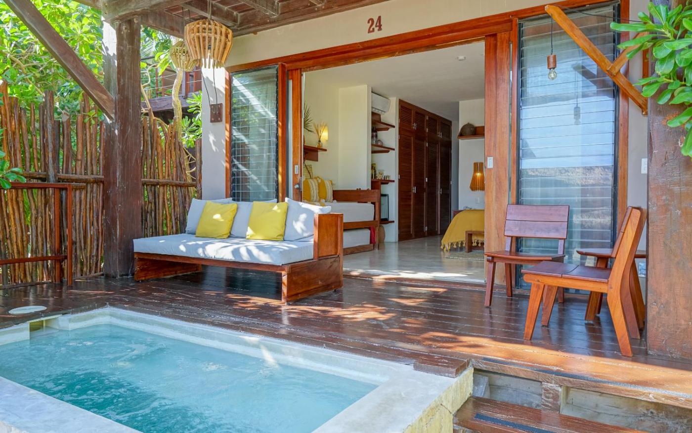 Hotel with private pool - La Zebra Tulum, a Small Luxury Hotel