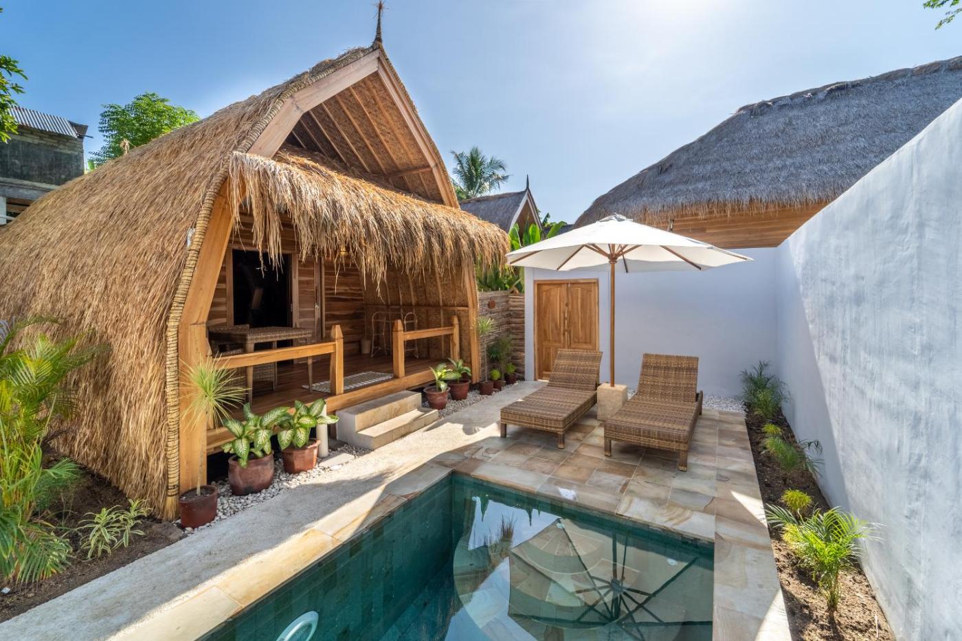 Hotel with private pool - My Island Home Gili Air