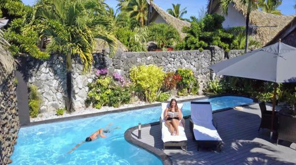 Hotel with private pool - Aitutaki Escape